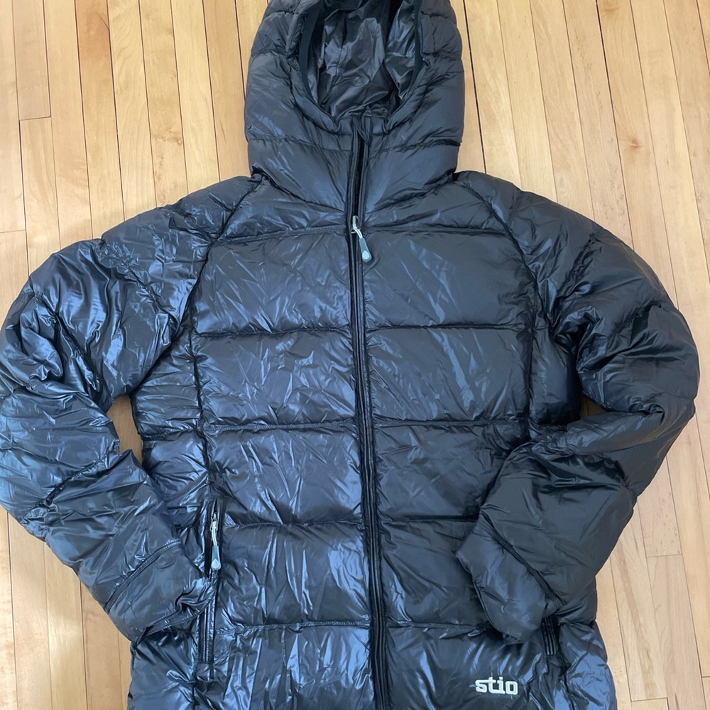 Stio Hometown Down Black Puffer Jacket NWT 800 Fill Medium